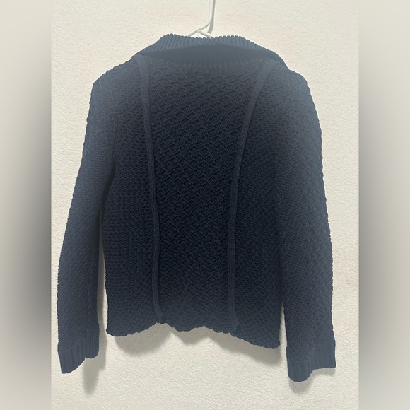 Maeve Navy Blue Knit Cardigan size Small - Picture 5 of 12